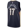 Maillot Basket Homme New Orleans Pelicans jonas valanciunas 17 2022-23 Nike Icon Edition Navy Swingman